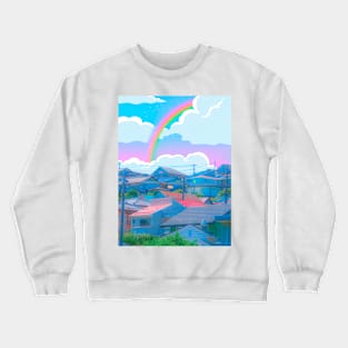 Rainbow town Crewneck Sweatshirt